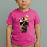 Bloom Skull Flower Toddler T-Shirt thumb 2