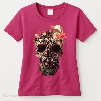 Bloom Skull Flower Women's T-Shirt