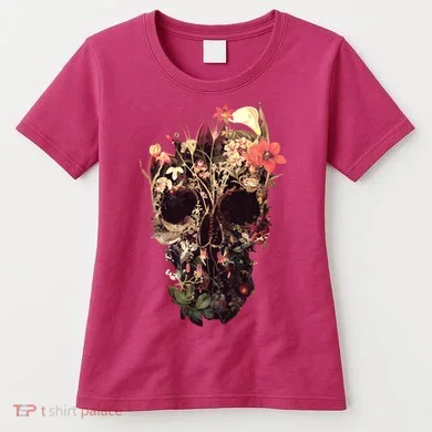 Bloom Skull Flower Women's T-Shirt