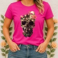 Bloom Skull Flower Women's T-Shirt thumb 2