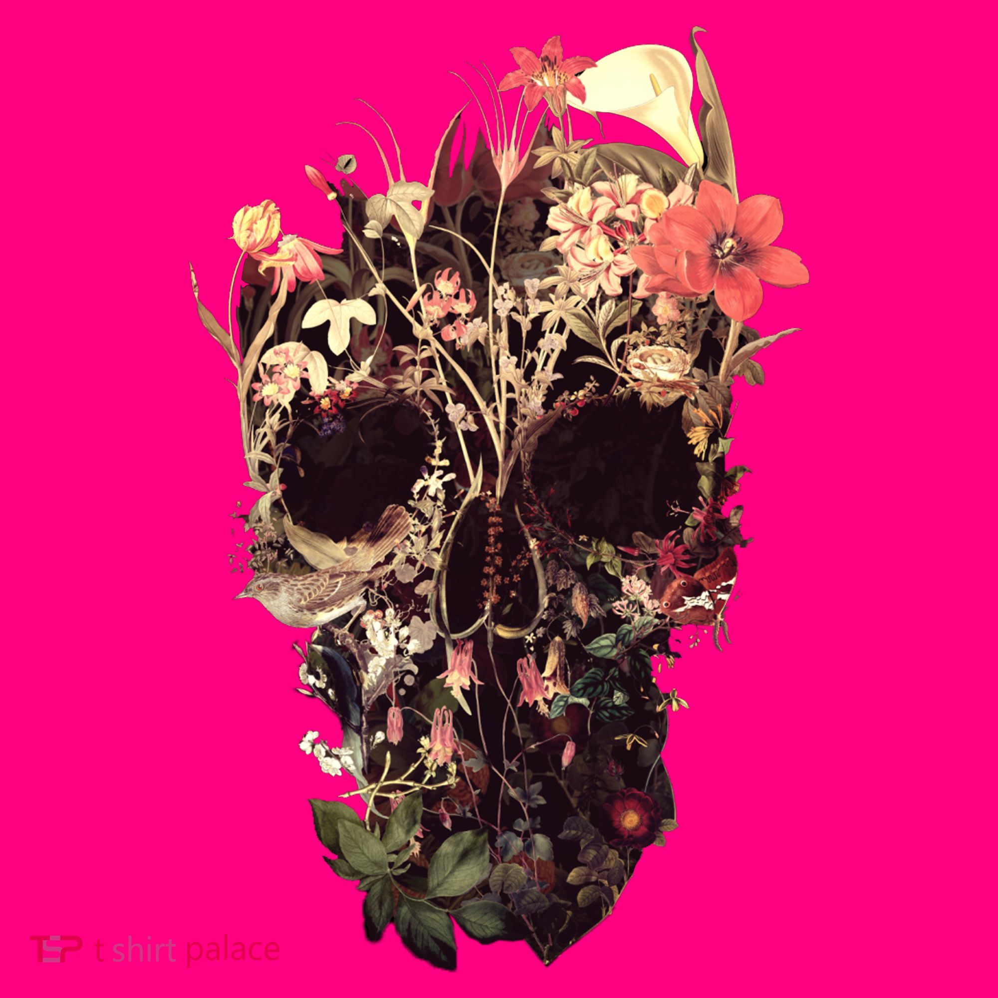 Bloom Skull Flower Women's T-Shirt