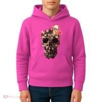 Bloom Skull Flower Kids Hoodie thumb 4