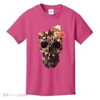 Bloom Skull Flower Kids T-Shirt thumb 0