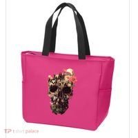 Bloom Skull Flower Tote Bag thumb 3