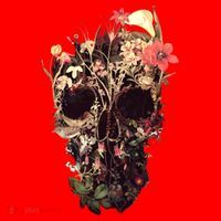 Bloom Skull Flower Santa Hat thumb 1