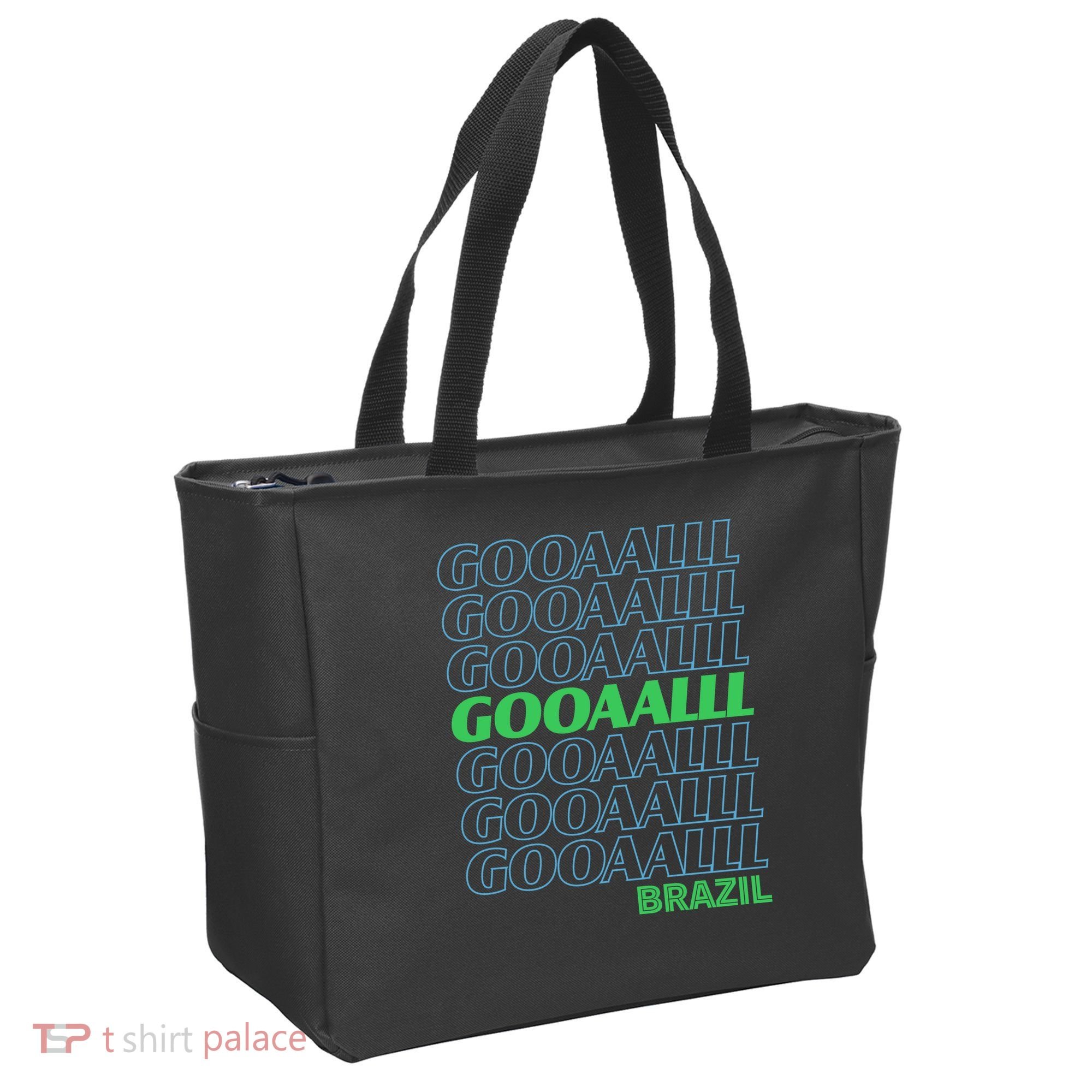 Brazil Soccer Fan Gear GOOAAALLL Tote Bag