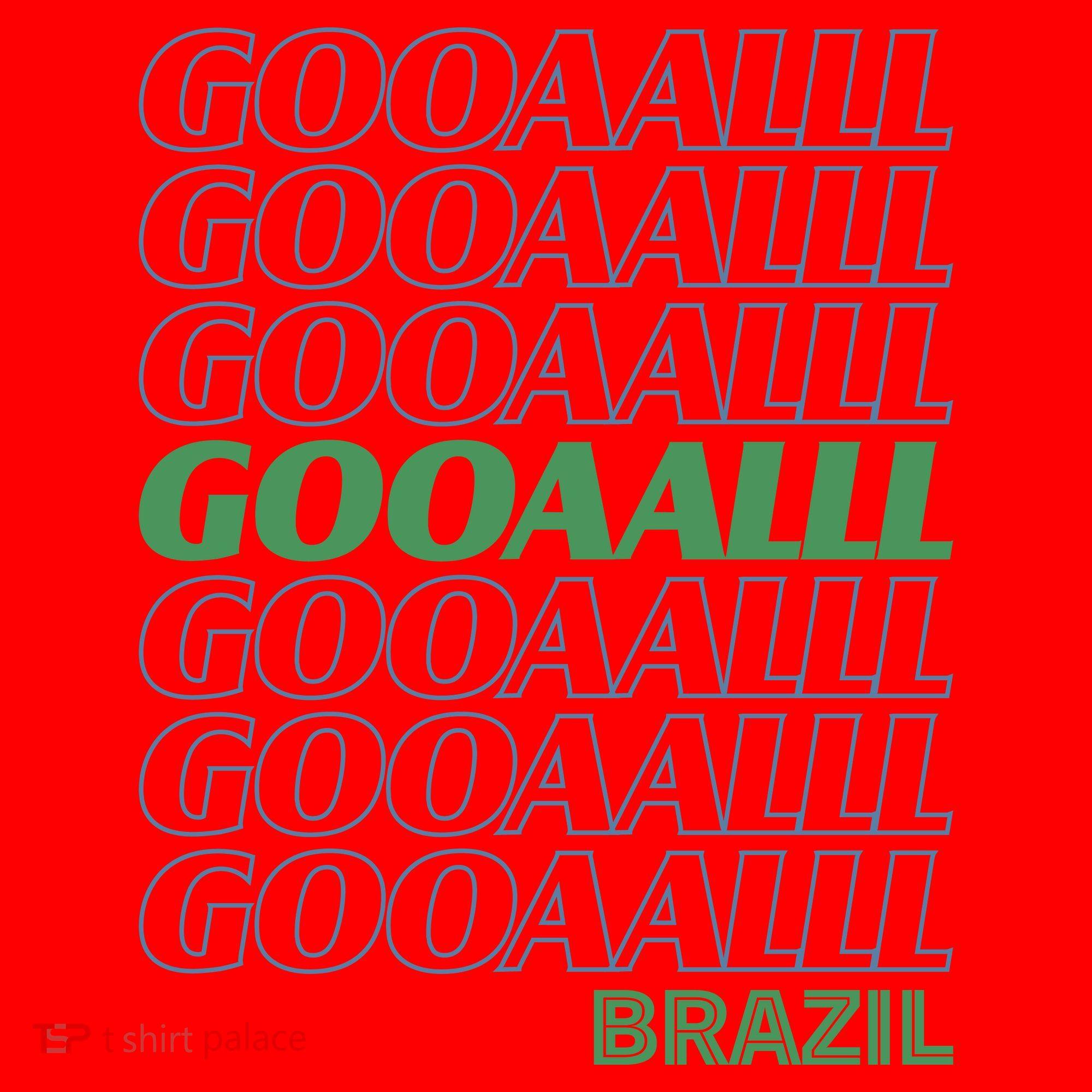 Brazil Soccer Fan Gear GOOAAALLL Santa Hat