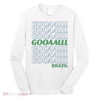 Brazil Soccer Fan Gear GOOAAALLL Long Sleeve Shirt thumb 0