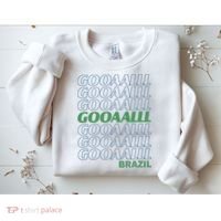 Brazil Soccer Fan Gear GOOAAALLL Sweatshirt thumb 2