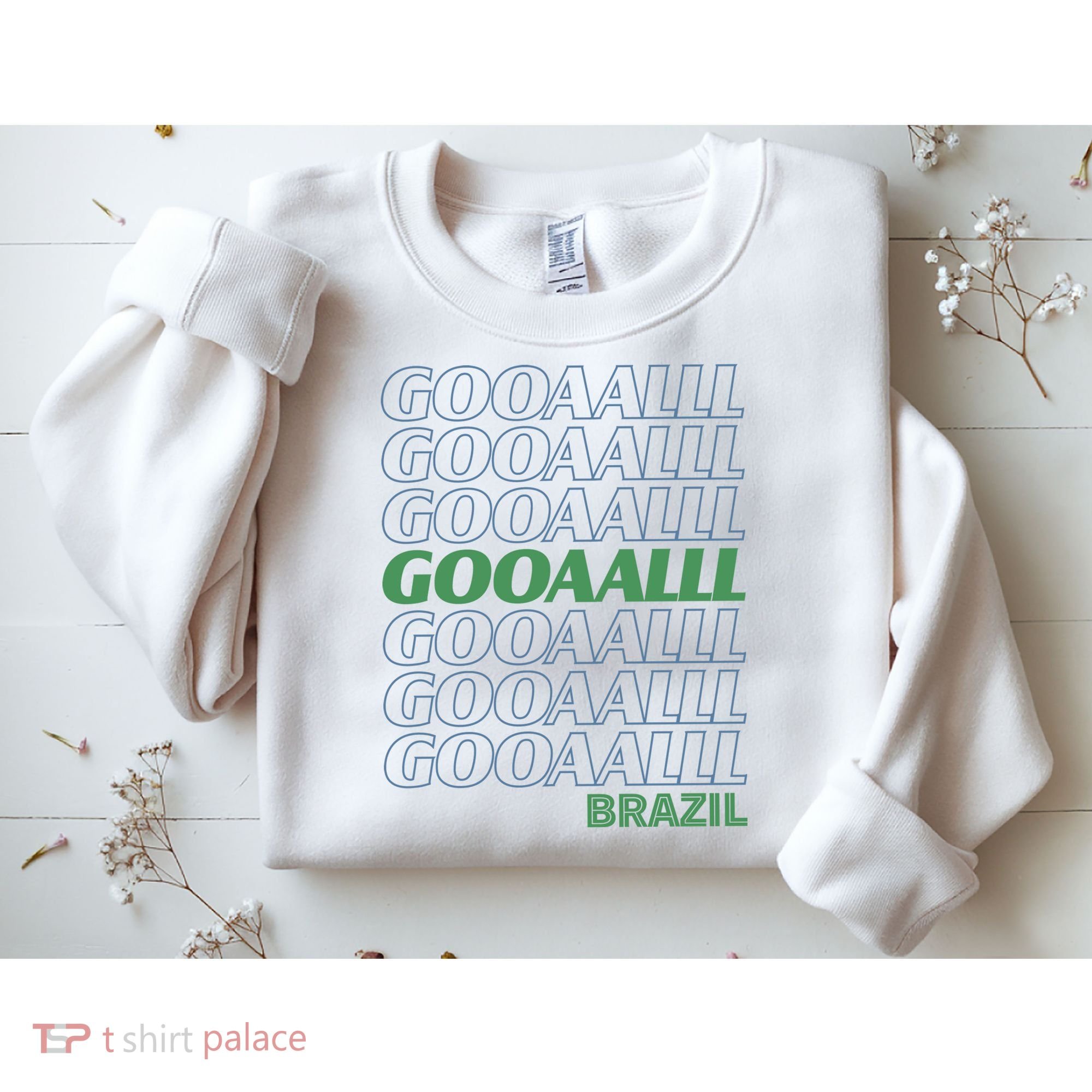 Brazil Soccer Fan Gear GOOAAALLL Sweatshirt