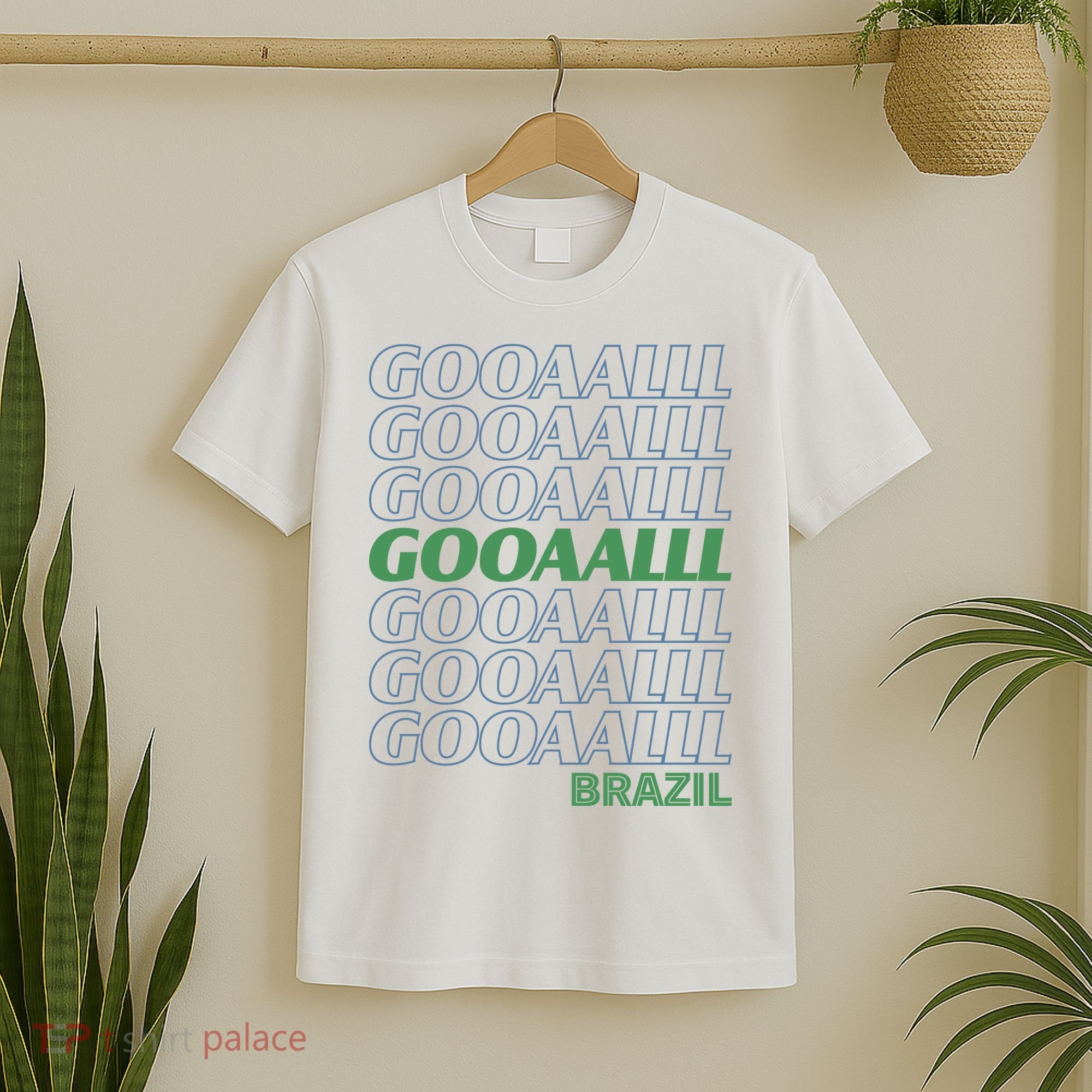 Brazil Soccer Fan Gear GOOAAALLL T-Shirt