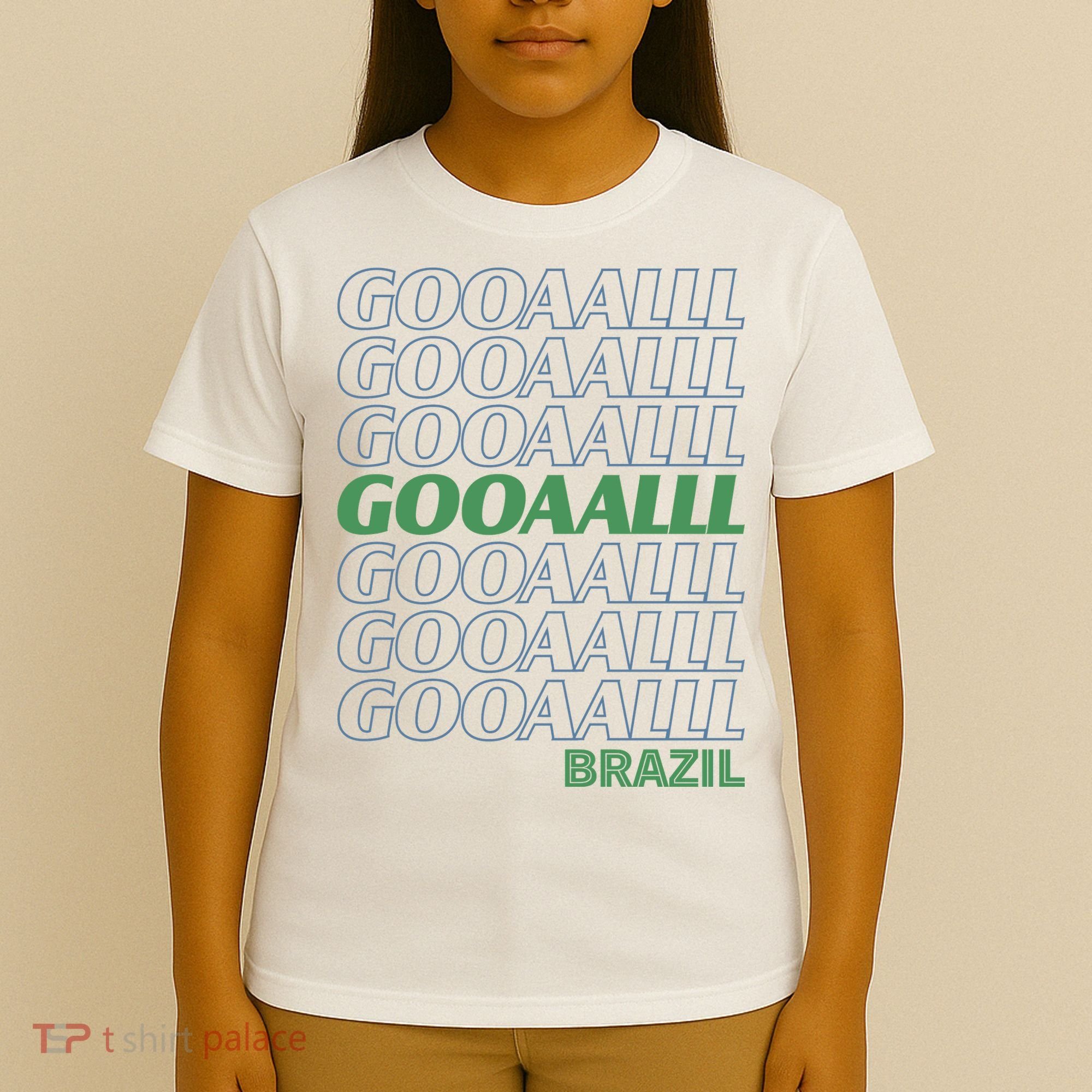Brazil Soccer Fan Gear GOOAAALLL T-Shirt
