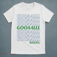 Brazil Soccer Fan Gear GOOAAALLL T-Shirt thumb 5