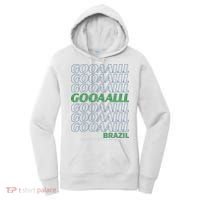 Brazil Soccer Fan Gear GOOAAALLL Women's Hoodie thumb 0