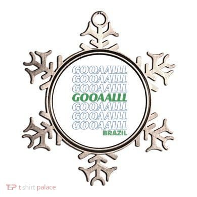 Brazil Soccer Fan Gear GOOAAALLL Ornament