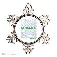Brazil Soccer Fan Gear GOOAAALLL Ornament thumb 0