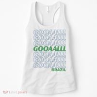 Brazil Soccer Fan Gear GOOAAALLL Women's Tank Top thumb 0