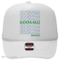 Brazil Soccer Fan Gear GOOAAALLL Hat thumb 0