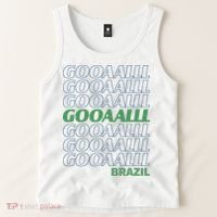 Brazil Soccer Fan Gear GOOAAALLL Tank Top thumb 2