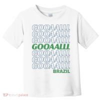 Brazil Soccer Fan Gear GOOAAALLL Toddler T-Shirt thumb 0