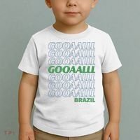 Brazil Soccer Fan Gear GOOAAALLL Toddler T-Shirt thumb 2
