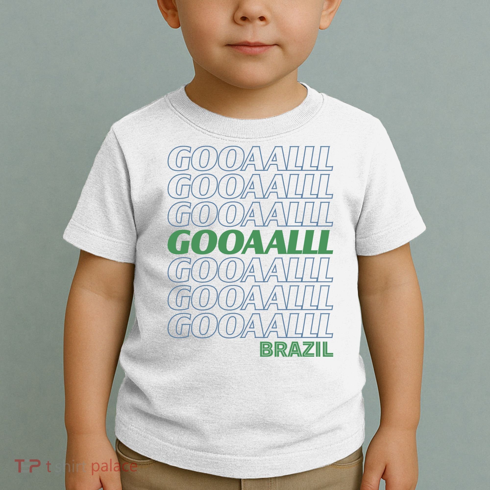 Brazil Soccer Fan Gear GOOAAALLL Toddler T-Shirt