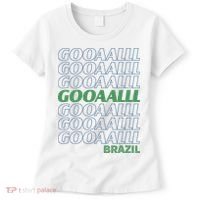 Brazil Soccer Fan Gear GOOAAALLL Women's T-Shirt thumb 0