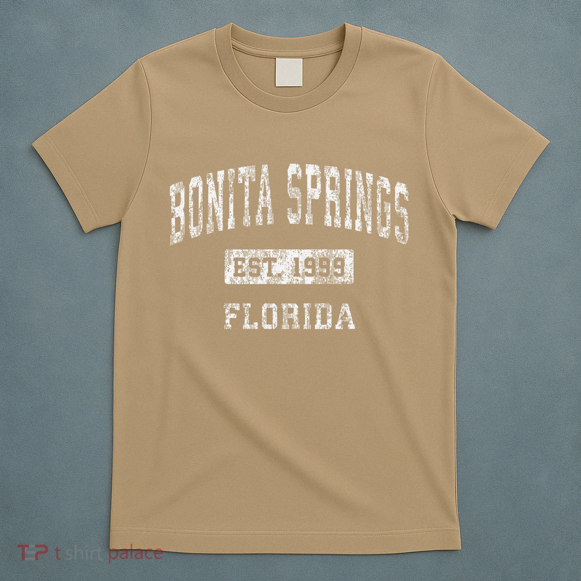 Bonita Springs Florida Fl Vintage Established T-Shirt