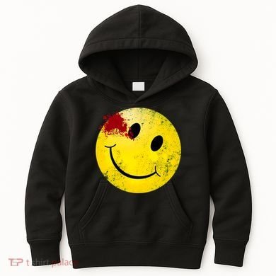 Bloody Smiling Face Vintage Smile Kids Hoodie