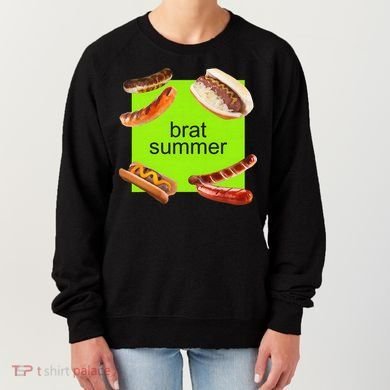 Brat Summer Funny Hot Dog Bratwurst Summer Women's Sweatshirt