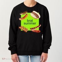 Brat Summer Funny Hot Dog Bratwurst Summer Women's Sweatshirt thumb 0
