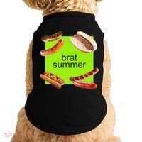 Brat Summer Funny Hot Dog Bratwurst Summer Doggie Tank thumb 0