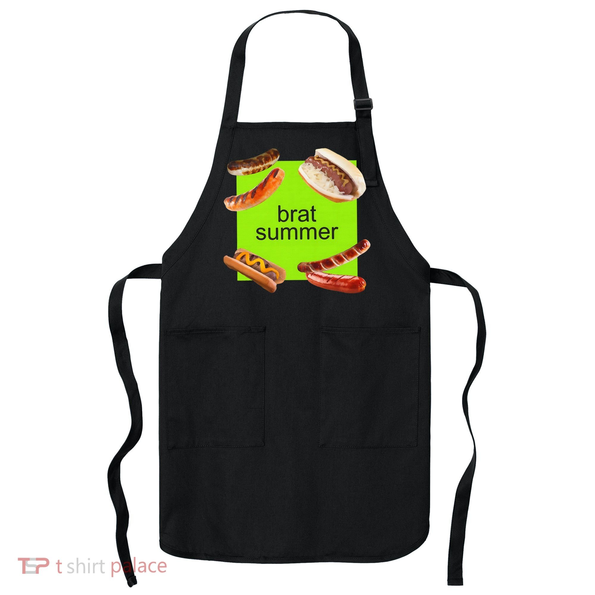 Brat Summer Funny Hot Dog Bratwurst Summer Apron