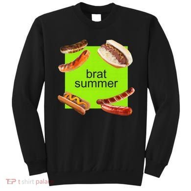 Brat Summer Funny Hot Dog Bratwurst Summer Sweatshirt