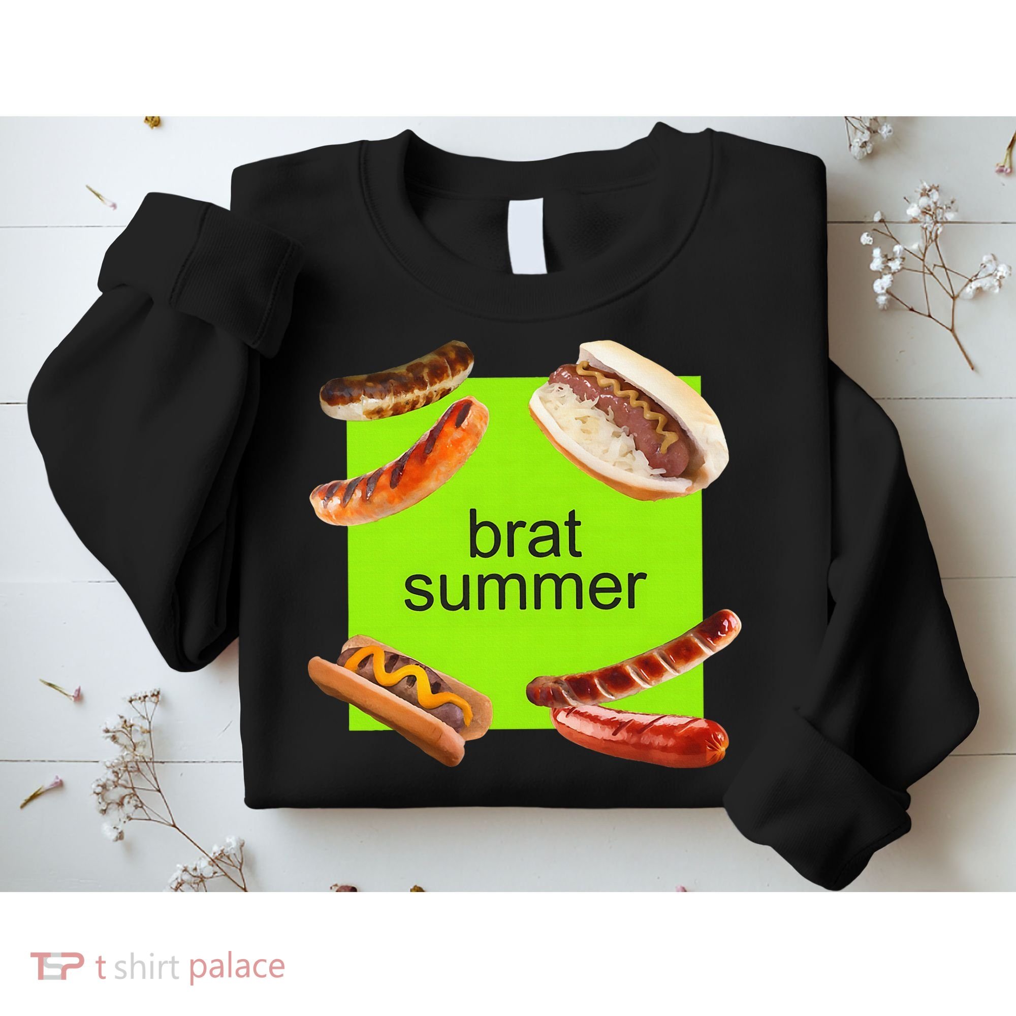 Brat Summer Funny Hot Dog Bratwurst Summer Sweatshirt