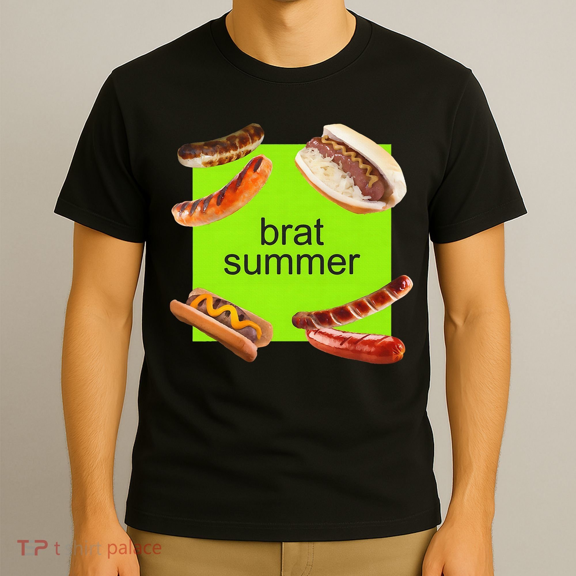 Brat Summer Funny Hot Dog Bratwurst Summer T-Shirt
