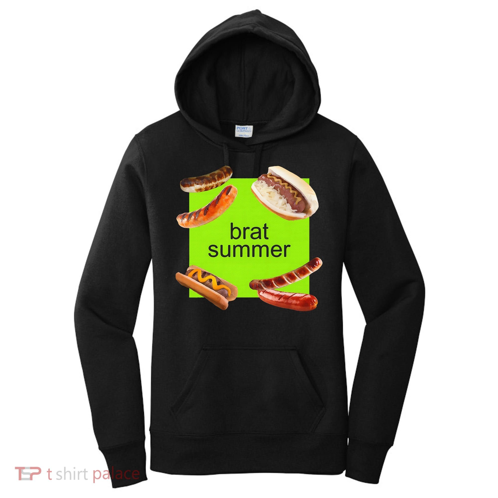 Brat Summer Funny Hot Dog Bratwurst Summer Women's Hoodie