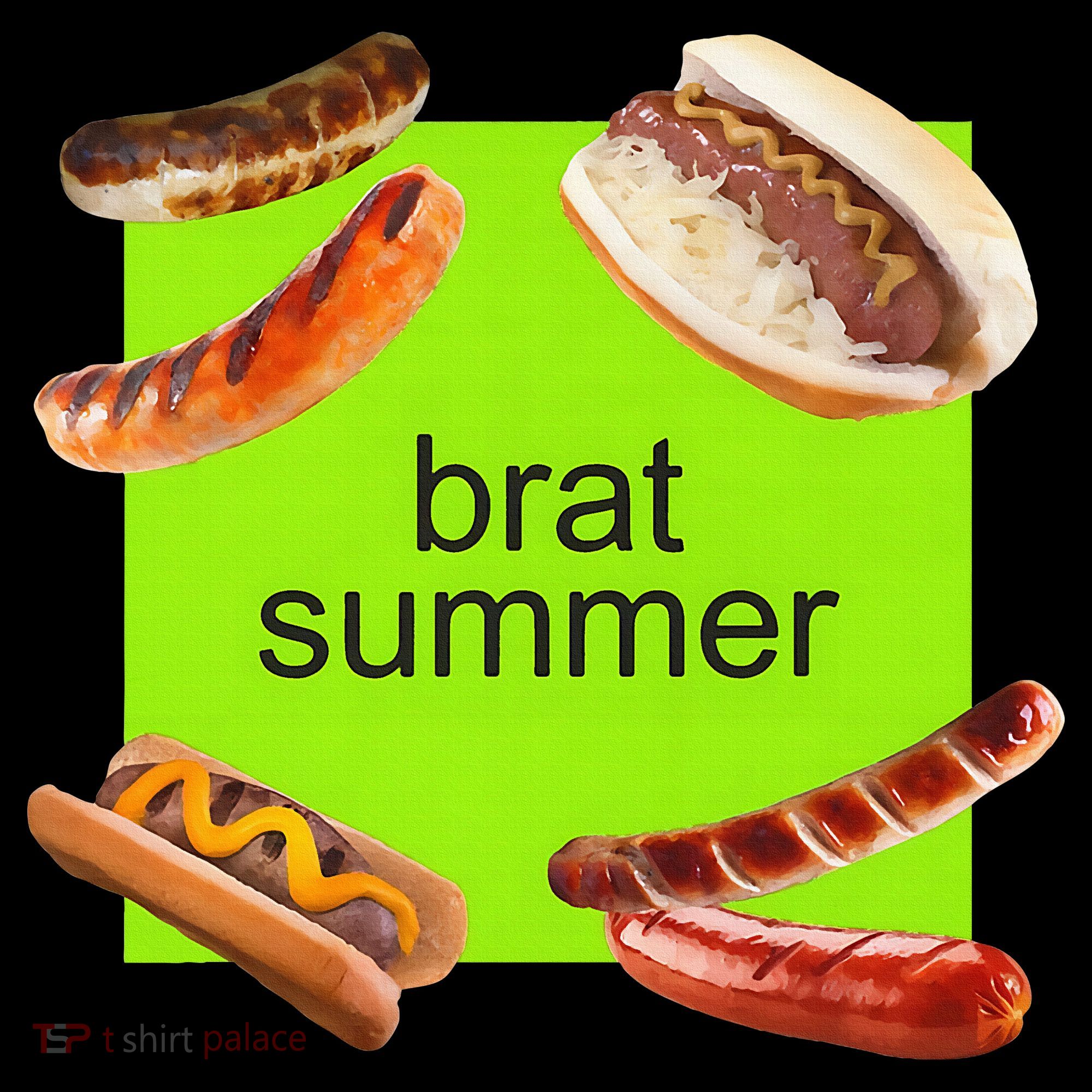 Brat Summer Funny Hot Dog Bratwurst Summer Women's Hoodie
