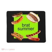 Brat Summer Funny Hot Dog Bratwurst Summer Mousepad thumb 0