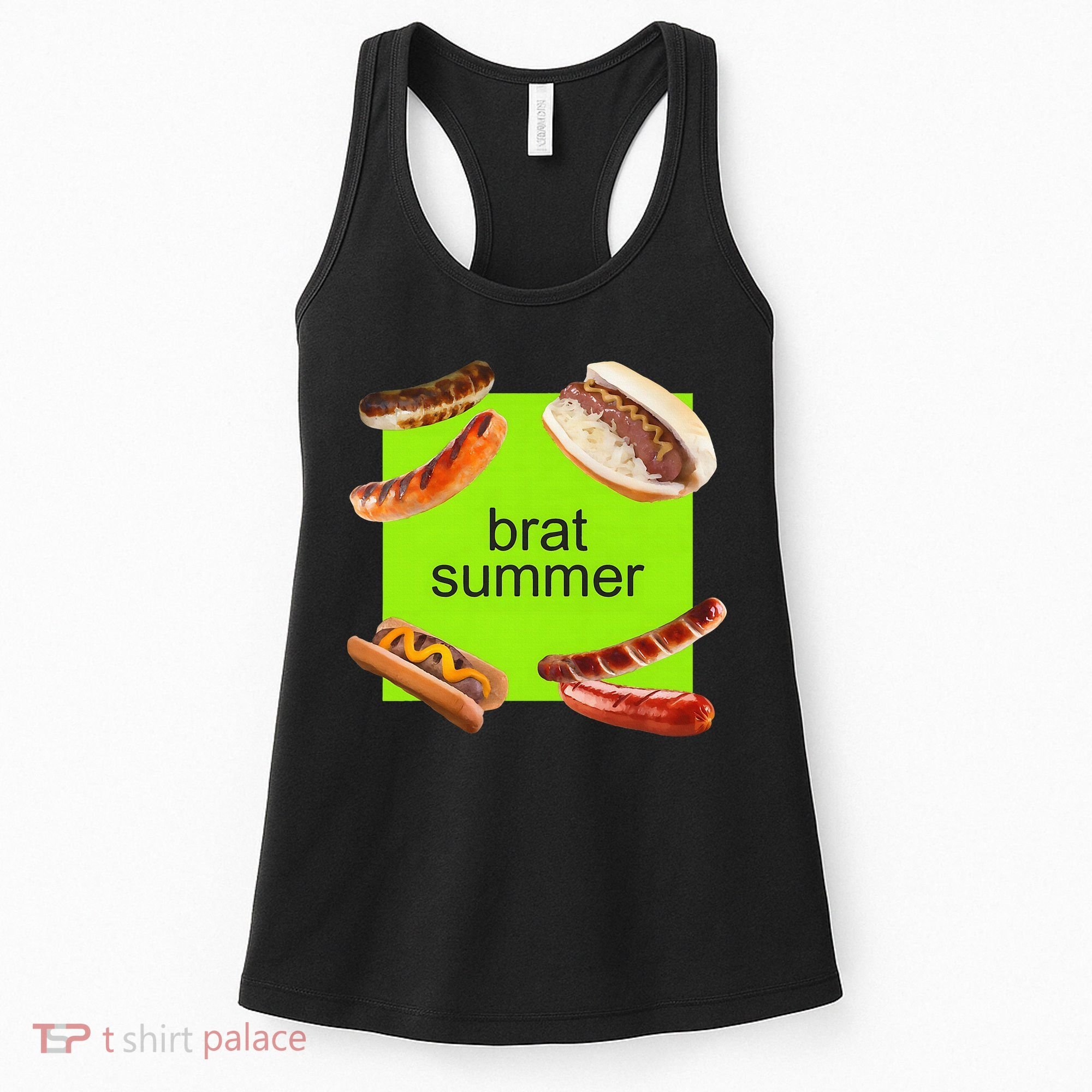 Brat Summer Funny Hot Dog Bratwurst Summer Women's Tank Top