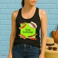 Brat Summer Funny Hot Dog Bratwurst Summer Women's Tank Top thumb 2