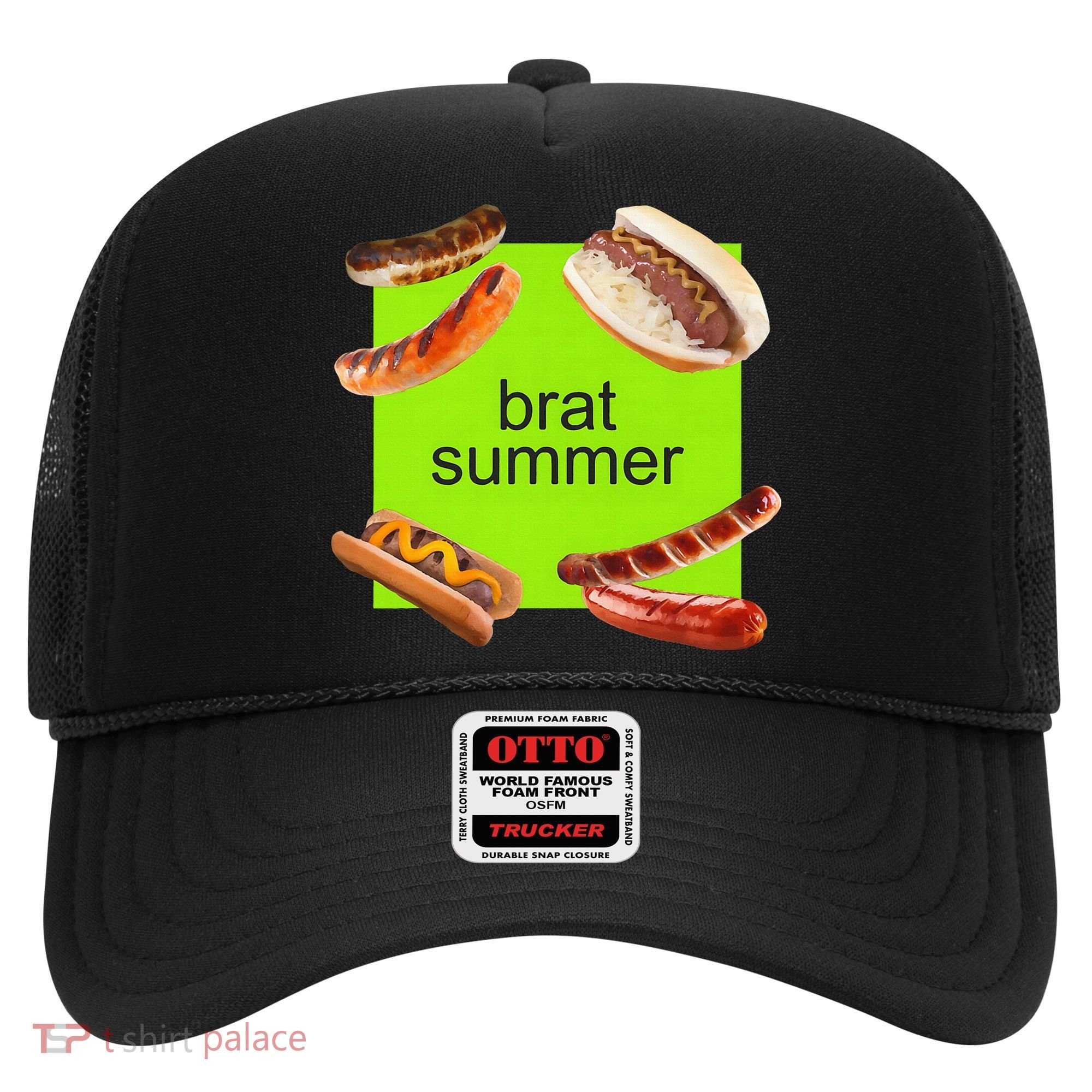 Brat Summer Funny Hot Dog Bratwurst Summer Hat