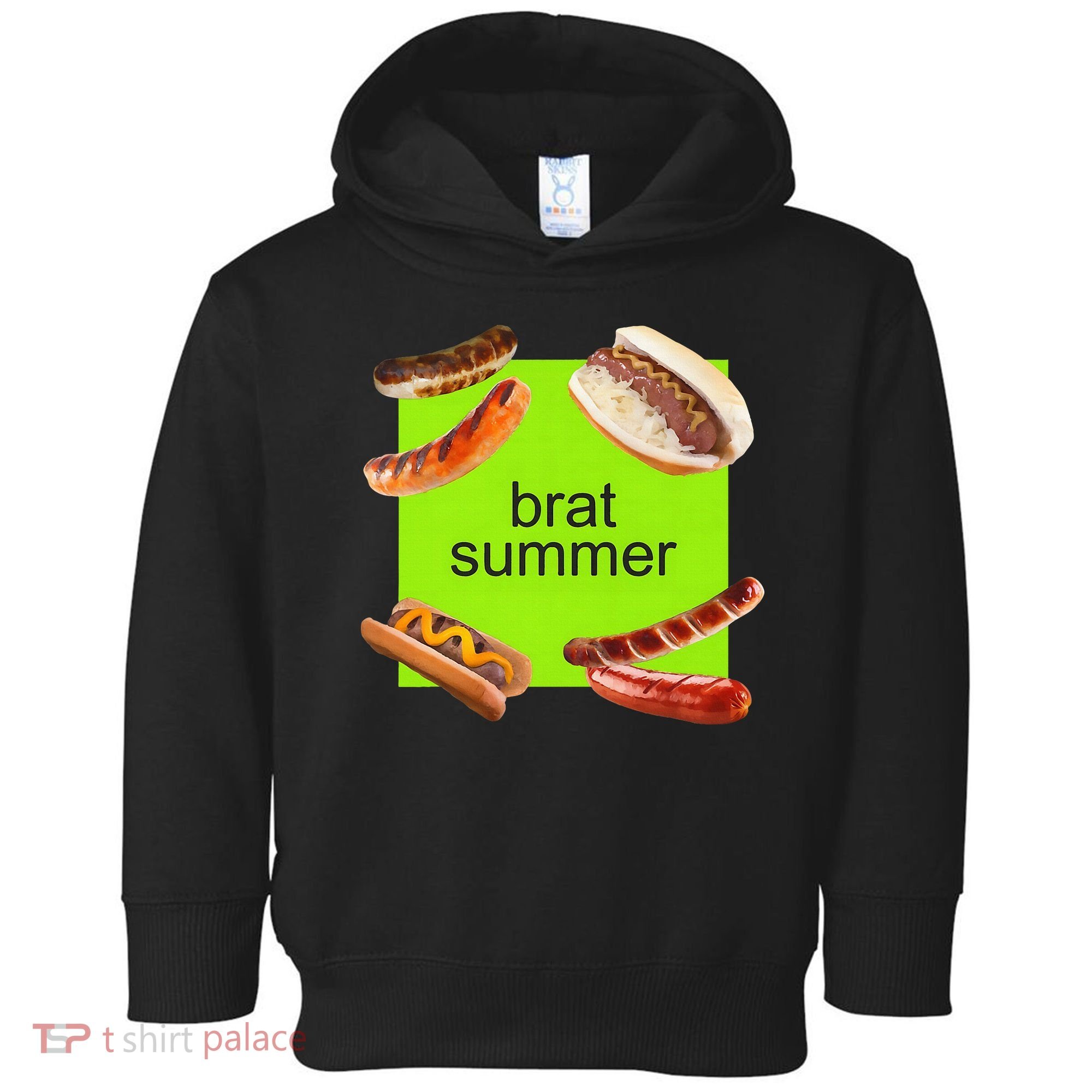 Brat Summer Funny Hot Dog Bratwurst Summer Toddler Hoodie