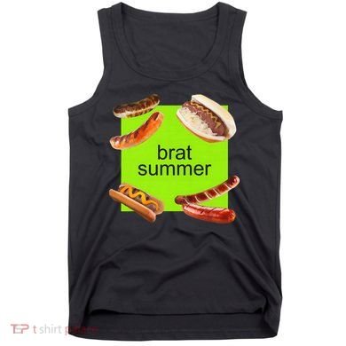 Brat Summer Funny Hot Dog Bratwurst Summer Tank Top