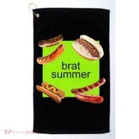 Brat Summer Funny Hot Dog Bratwurst Summer Golf Towel thumb 0
