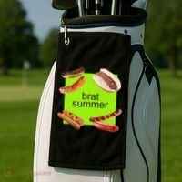 Brat Summer Funny Hot Dog Bratwurst Summer Golf Towel thumb 2