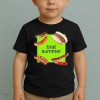 Brat Summer Funny Hot Dog Bratwurst Summer Toddler T-Shirt thumb 2