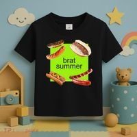 Brat Summer Funny Hot Dog Bratwurst Summer Toddler T-Shirt thumb 3