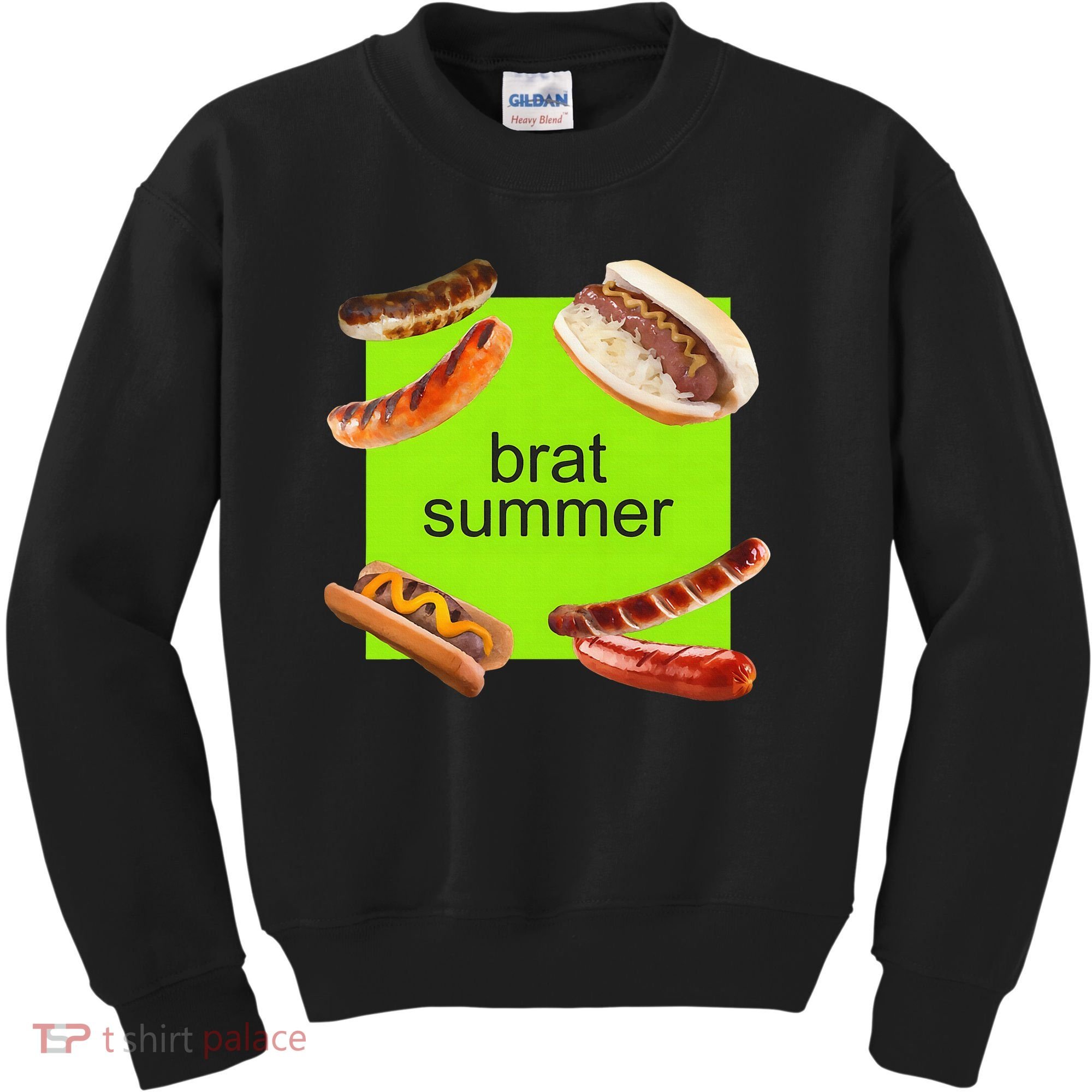 Brat Summer Funny Hot Dog Bratwurst Summer Kids Sweatshirt