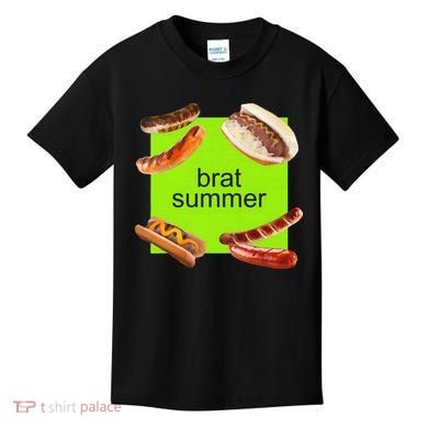 Brat Summer Funny Hot Dog Bratwurst Summer Kids T-Shirt